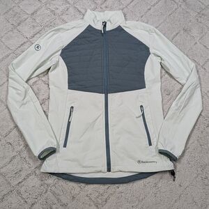 Backcountry Jacket Women's XS White Gray Wasatch Crest Hybrid Full Zip Outdoor 
